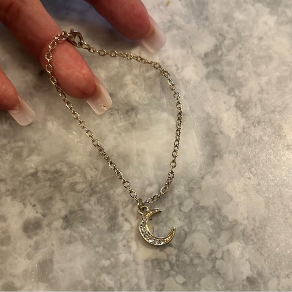 None Jewelry - Lunar Elegance Gold Bracelet